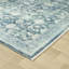 Tapis en coton tissé à la machine Aldora Glacier Indigo-470525792
