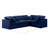 Itala Velvet L-Shaped Sectional Reversible-94482400