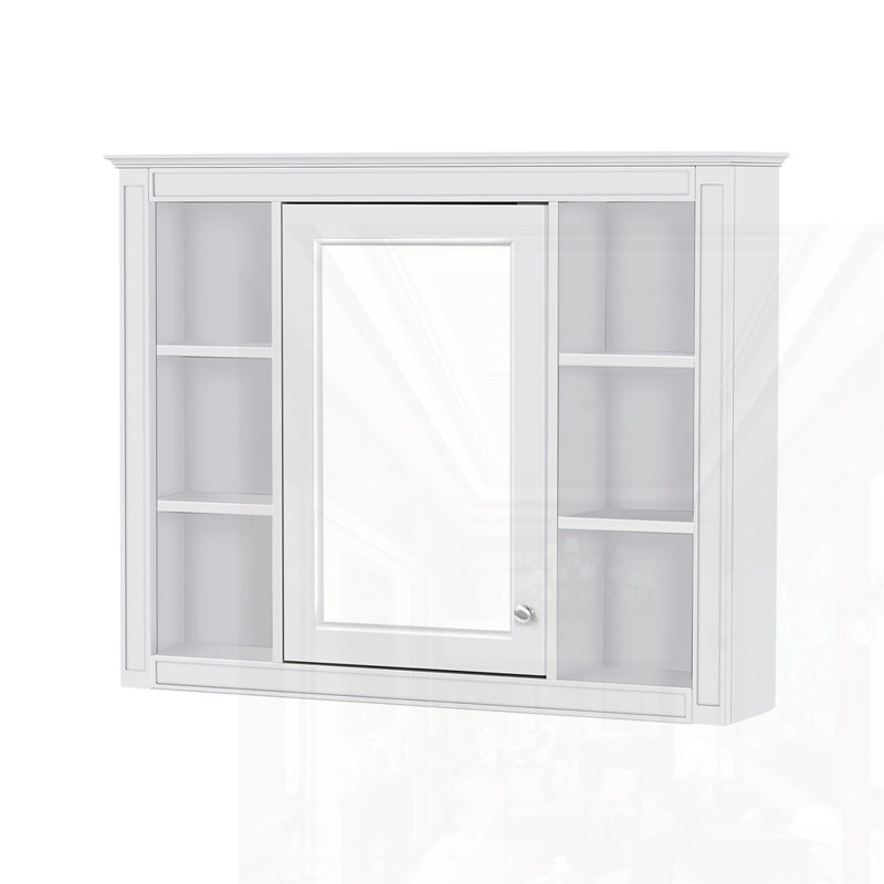 Wall Mounted Medicine Cabinet, White
