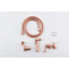 Bidet à main pour la toilette - métal or rose, 2 modes de jet améliorant l'hygiène personnelle, rouille et corrosion, facile à installer dans une fabrication en métal, deux options d'eau, rouille, installation-121676149