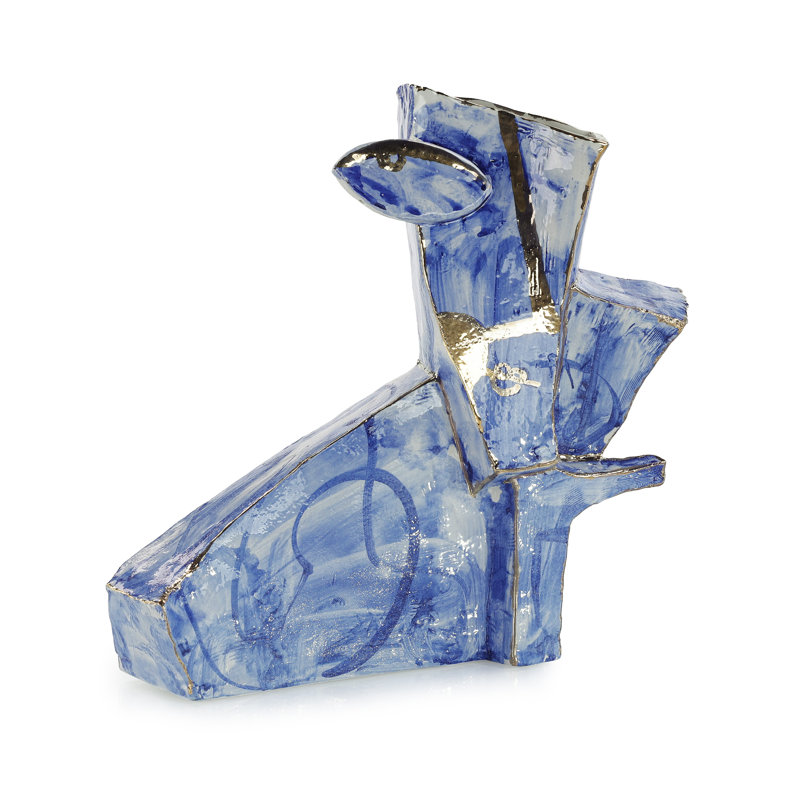 Grand vase à abstraction