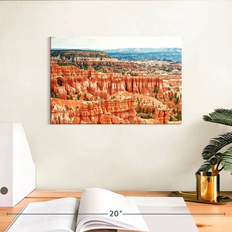 Vue matinale d'Alvord Bryce Canyon, H 8 po x l 12 po