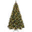Arbre de Noël artificiel pré-éclairé et pré-éclairé 9 pi - Illuminez vos moments magiques des Fêtes