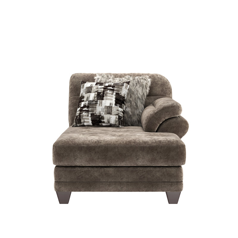 Dabriel Upholstered L-Shaped Sectional Right Hand Facing, Brown