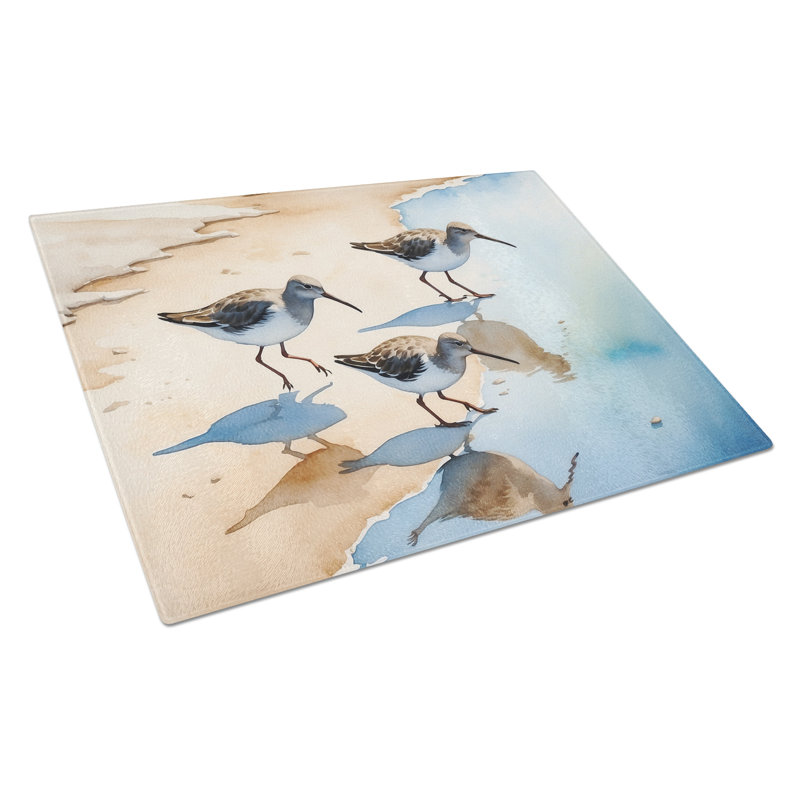 Planche à découper en verre Sandpipers