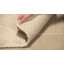 Tapis beige en laine tissé à plat à la main à motif géométrique Aldeline-1316094643