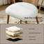 Ensemble de 2 tabourets de bar à hauteur de comptoir en rotin 27 po, chaises de bar en osier pour îlot de cuisine, beige, ensemble de 2