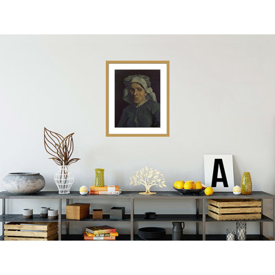 Tête de femme par Vincent van Gogh, impression giclée encadrée