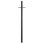 Direct Burial Textured Black 84" Post
