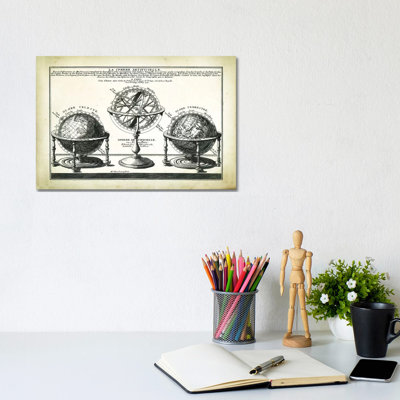 La Sphere by PatentPrintStore - Wrapped Canvas Print