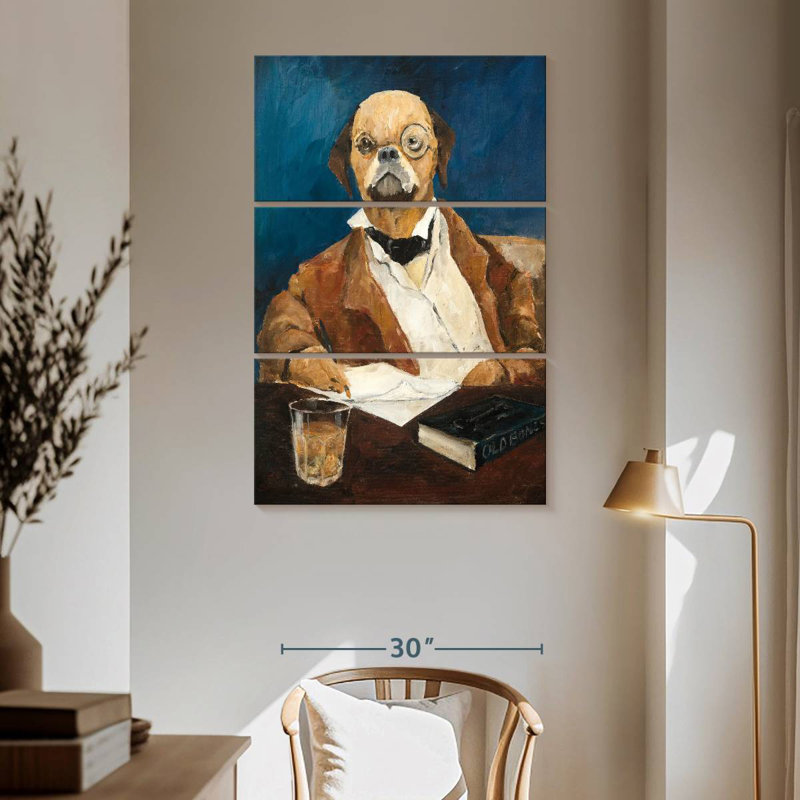 Brampt Nathaniel Howlthorn, 65" H x 42" W