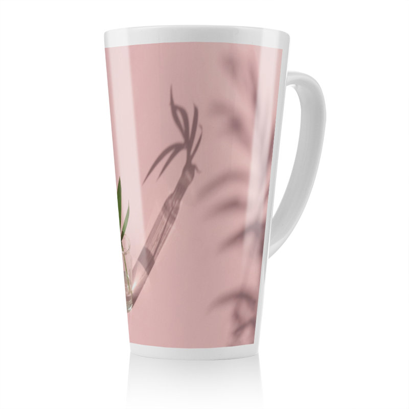 Botanical leaf on Designer Latte Mug
