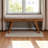 Ismail Upholstered Wood Dining Bench in Light Gray Fabric, 17.57" H X 41.18" W X 15.14" D