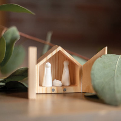 Mini Christmas Nativity Set
