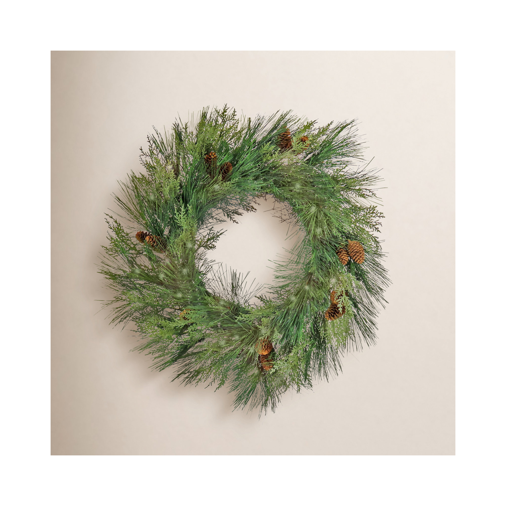 Lighted Wreath, 28"