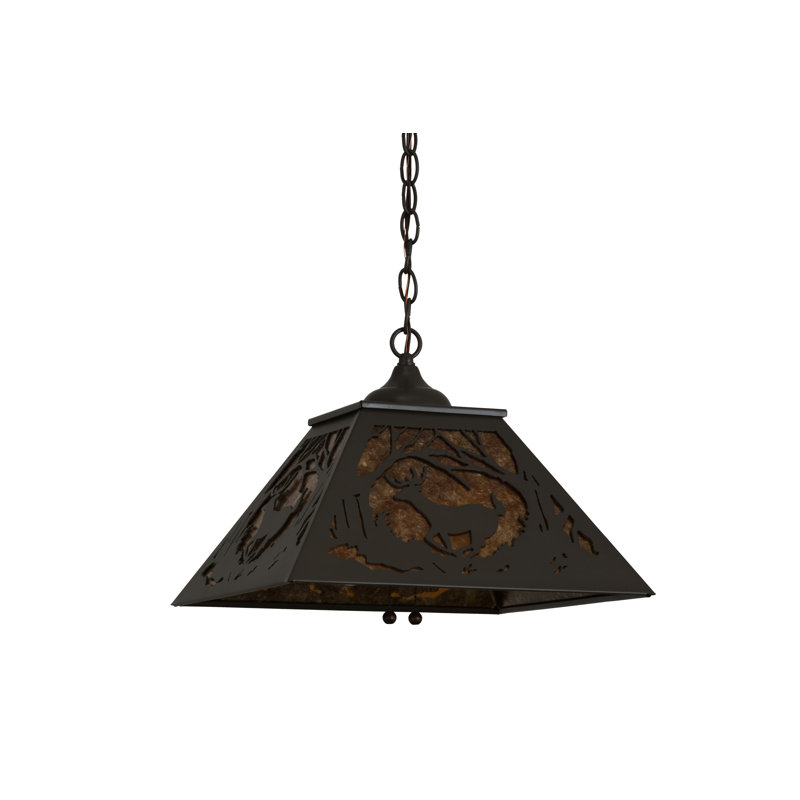 Rustic Lodge 2 - Light Pendant, Timeless Bronze