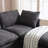 L-Shaped Sectional Sofa, 5-Seat Upholstered Sofa Couch For Living Room