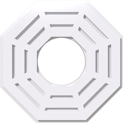Médaillon de plafond contemporain en PVC Westin