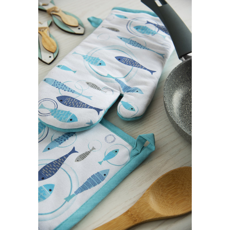 Excelsa North Sea Cotton Oven Mitt