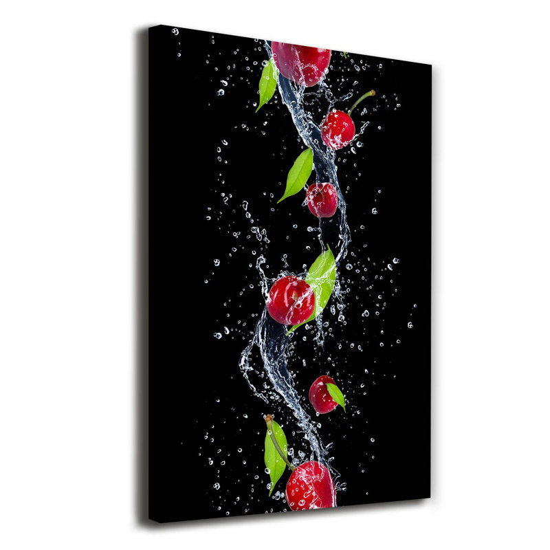 Cherries - Wrapped Canvas Print