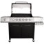Symple Stuff 7 - Burner Freestanding Liquid Propane Gas Grill with Side Burner-25629792