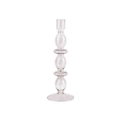 Glass Tabletop Candlestick