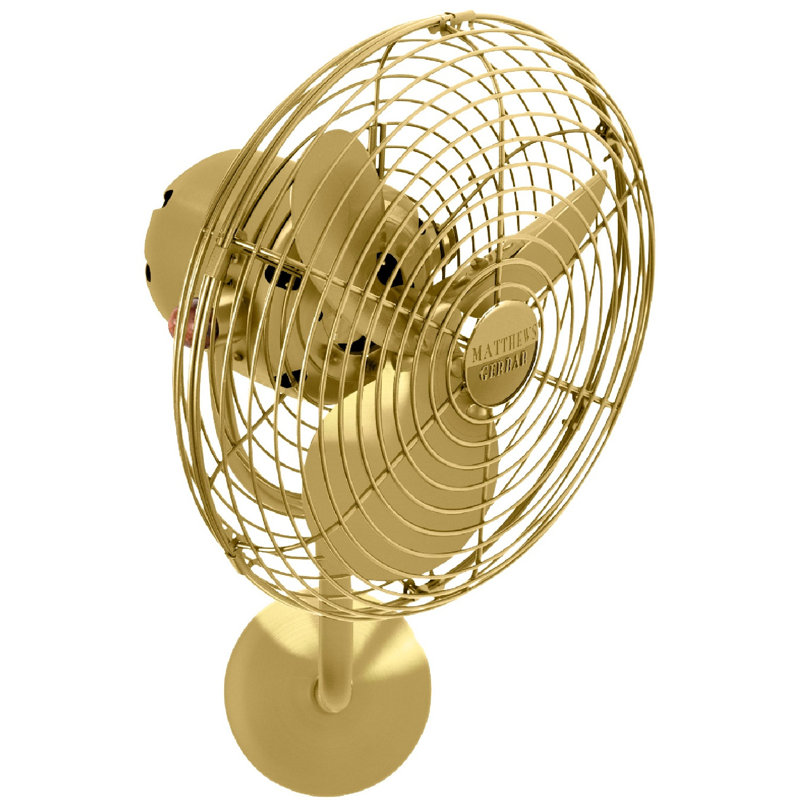 Ventilateur mural 20 "Matthews Fan Company, Laiton brossé