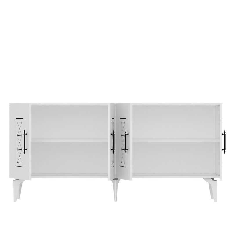 Estevan 150cm Sideboard, White