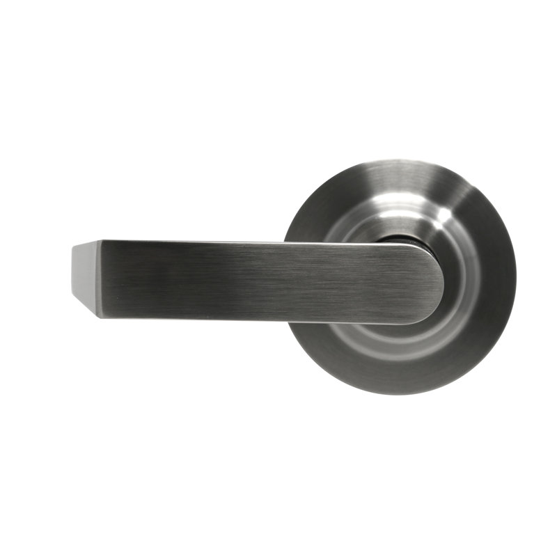 Levier de porte à simple mannequin, Nickel satiné