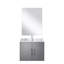Ensemble de meuble-lavabo simple 24 po avec plateau et miroir Geneva-112901615-112901616