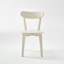 Ensemble de 4 chaises d'appoint 100% chêne massif H 17,7 po-353841314-363660953