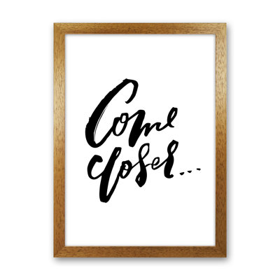 Come Closer - Wrapped Canvas Print