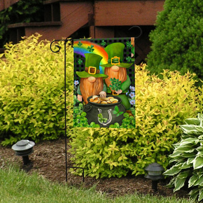 Irish Gnomes Dobrina Garden Flag