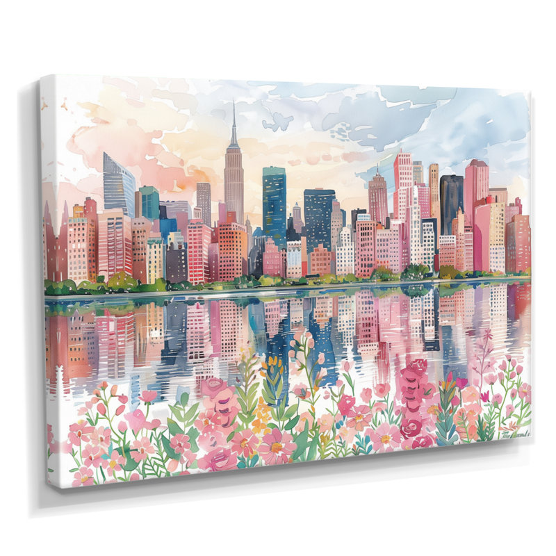 Roca - New York City, art mural encadré, Toile tendue, H 12 po x l 20 po