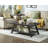 Modern Tempered Clear Glass 2-Layers Coffee Table, Perfect for Small Spaces and Contemporary Living Rooms-1461198886
