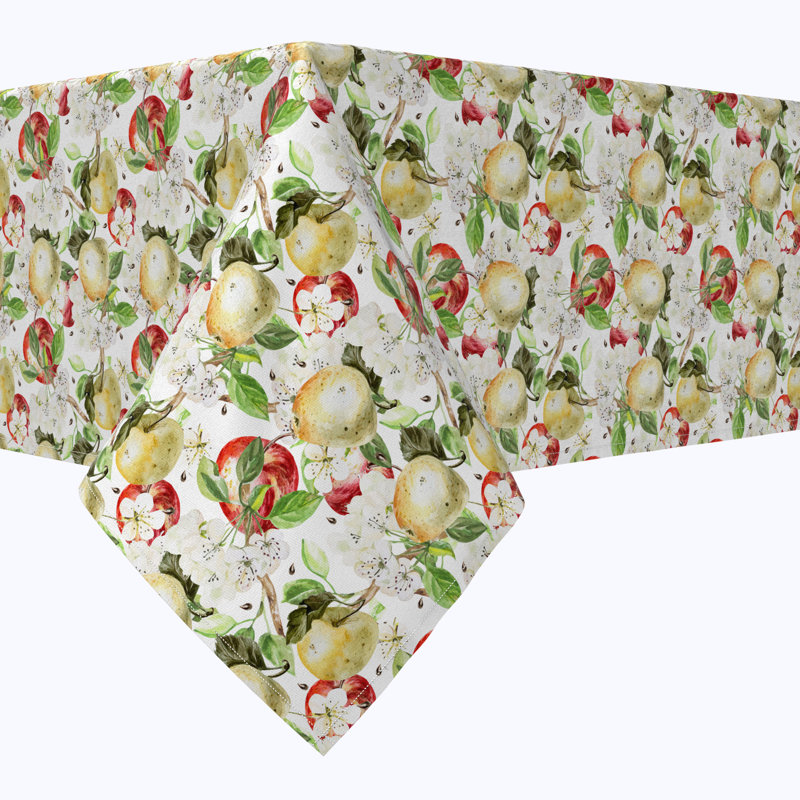 Rectangular Tablecloth, 100% Cotton, Floral 224, 84" x 60"