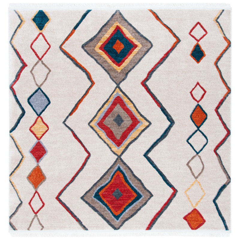 Astoria Performance Southwestern Rug, Square 6'7"