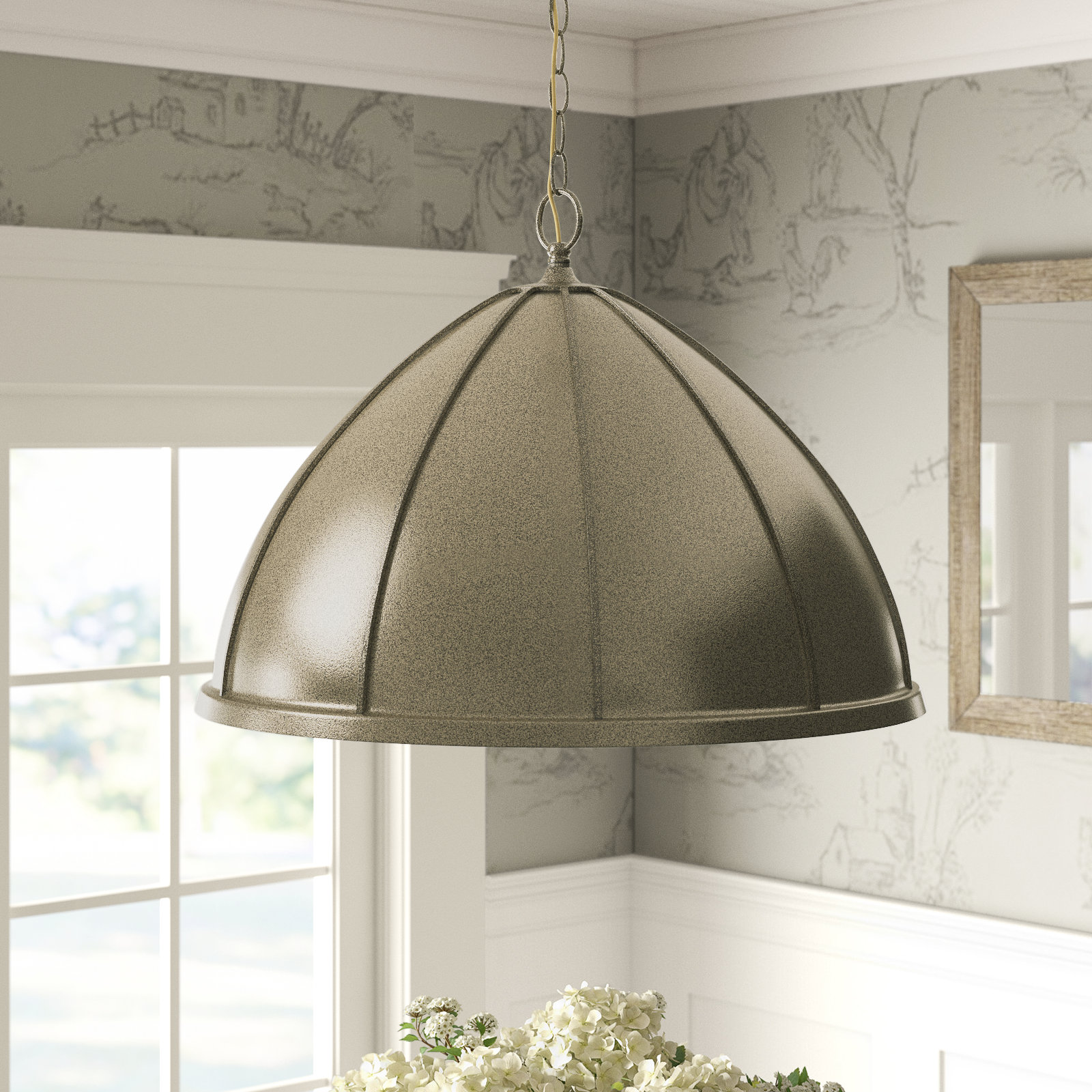Dotty 3 Light Metal Dimmable Pendant, Gold