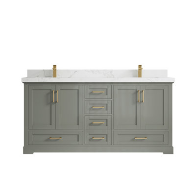 Ensemble de meuble-lavabo double 72 po Esin