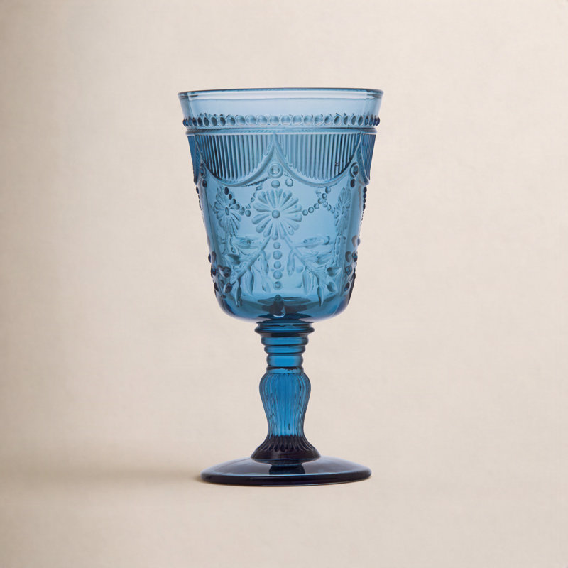 Debutante Fortessa Glass Goblet, 10 oz., Cornflower Blue