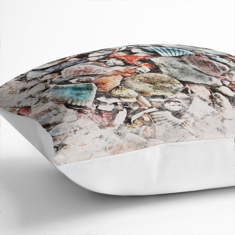 Square Cushion, White, 55cm H x 55cm W x 20cm D