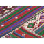One-of-a-Kind Hand-Knotted 1960s 5'4" x 7'1" Wool Area Rug in Green/Blue/Brown