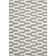 Handgefertigter Flachgewebe-Teppich Normal aus Wolle in Silber/Elfenbein