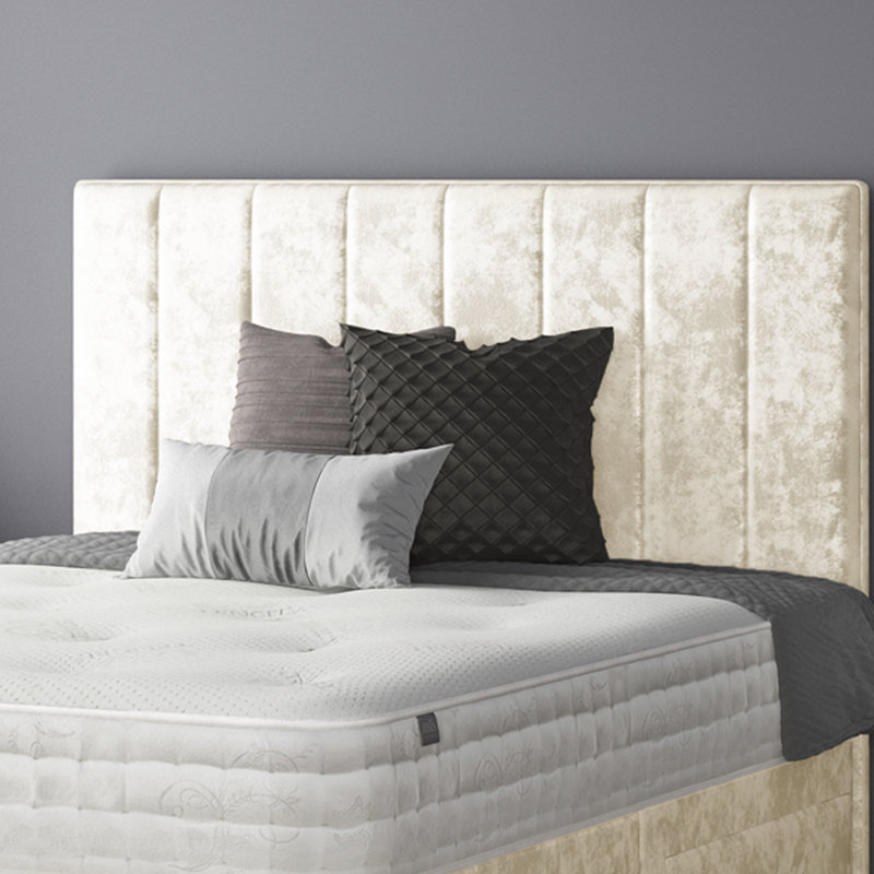 Hedley Upholstered Headboard, Cream, Single (3')