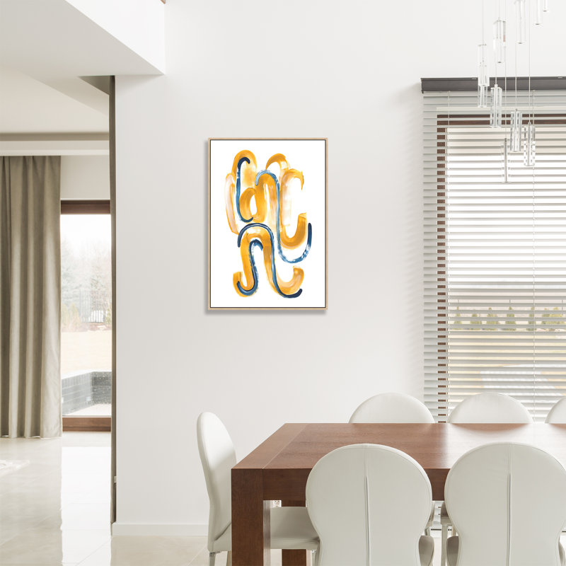 Hello Yellow II Painting by Elena Carlie, Image Brush Gel, 36.75" H x 25.75" W