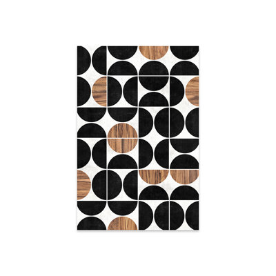 " Mid-Century Modern Pattern No.1 - Concrete And Wood " by Zoltan Ratko