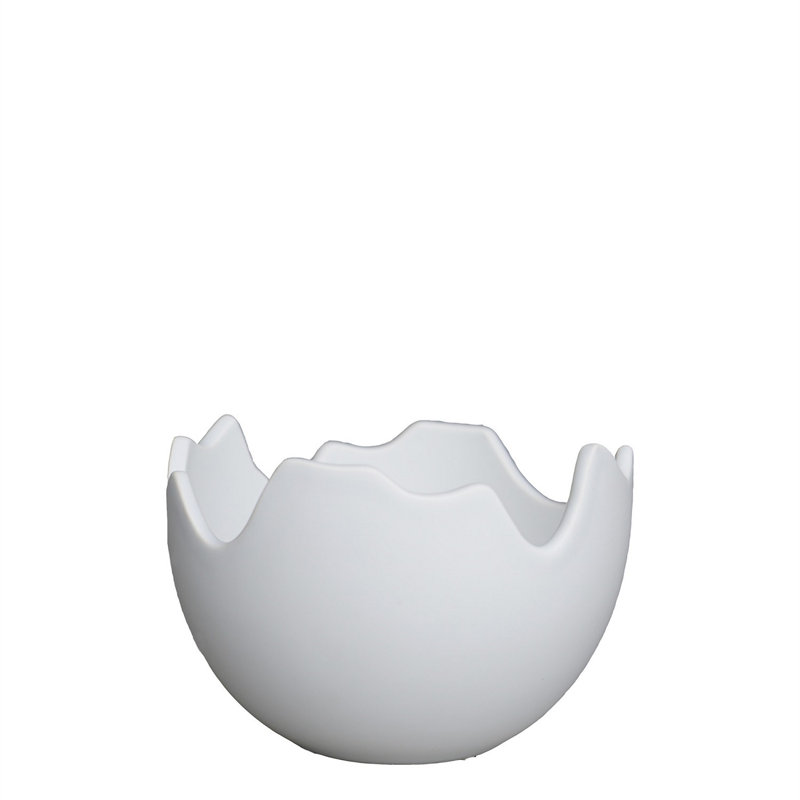 Sculpture, 3.937" H x 5.9" W x 5.9" D, White
