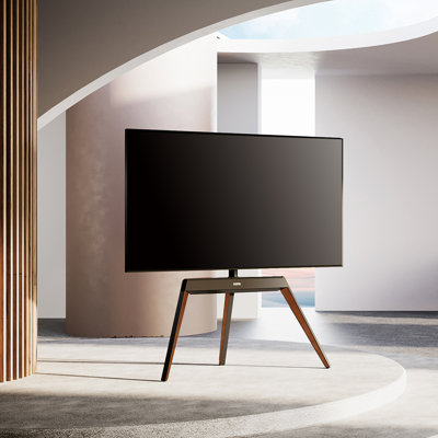 Triangle Art Design Corner TV Stand for 55'' to 78'' TV