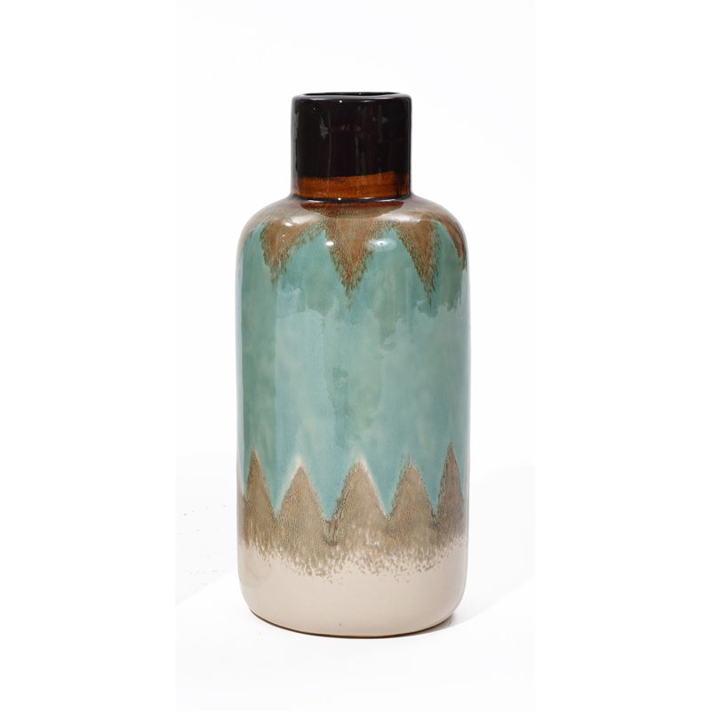 Vase en céramique 12,2 "H, H 12,2 po x l 5,31 po x P 5,31 po