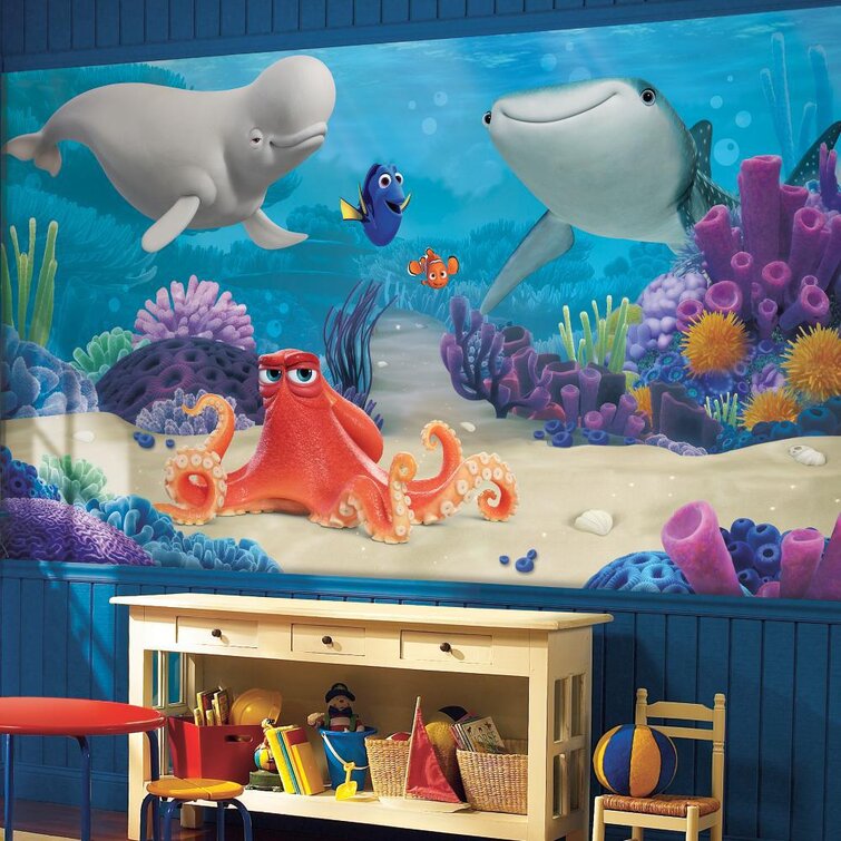 Under Water Fish Nemo Wall Mural for Kids